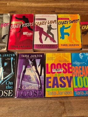 Tara Janzen Paperback Book Lot - On The Loose & Crazy Hot Sets